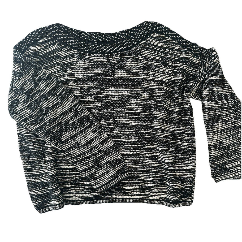 Eileen Fisher 100% Organic Light Cotton Sweater Women’s Large Fisherman, Coastal