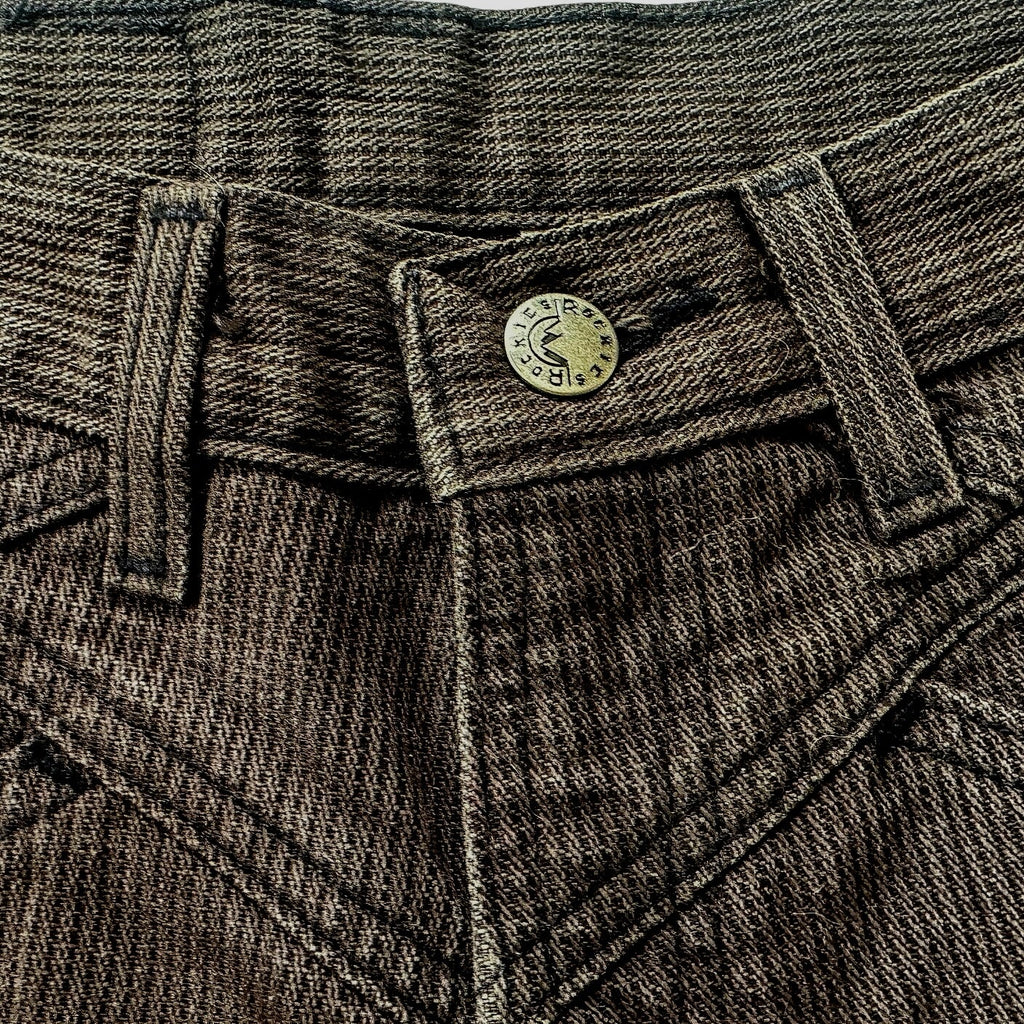 Vintage Rockies Jeans High Rise Brown Denim Jeans 27/5 36” Inseam Western Y2K