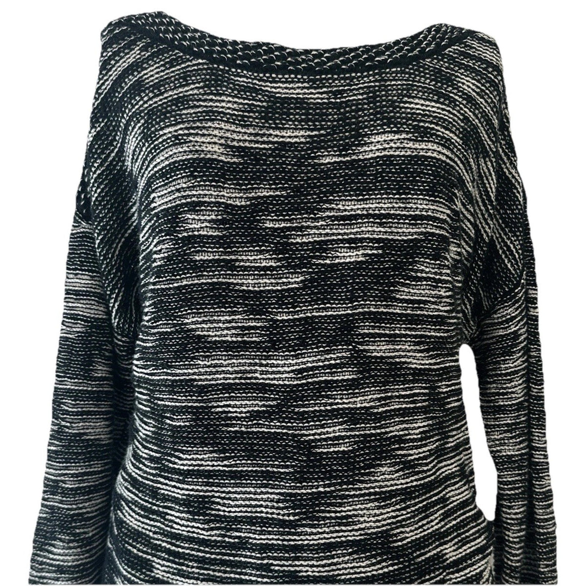 Eileen Fisher 100% Organic Light Cotton Sweater Women’s Large Fisherman, Coastal