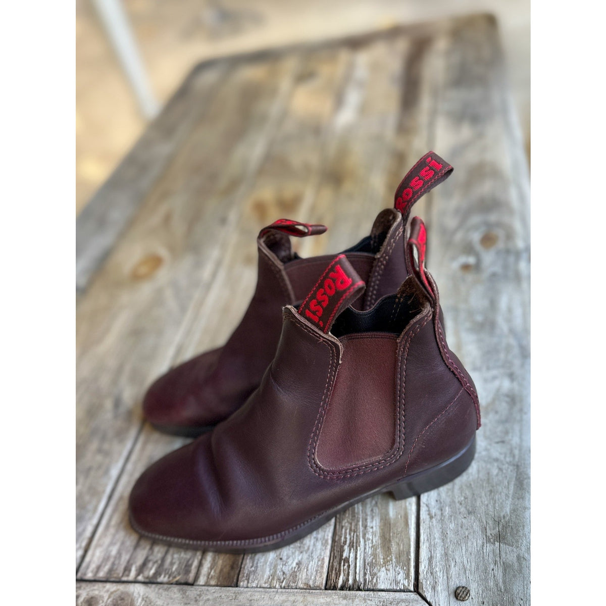 Vintage Rossi by Rossiter Leather Western Chelsea Boots Size AU 6/US W’s 9/M's 8
