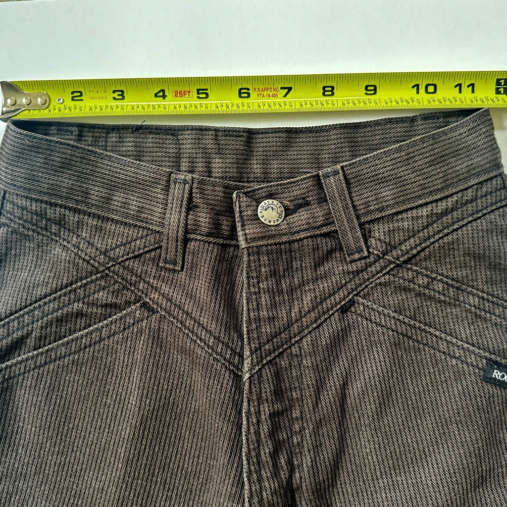 Vintage Rockies Jeans High Rise Brown Denim Jeans 27/5 36” Inseam Western Y2K