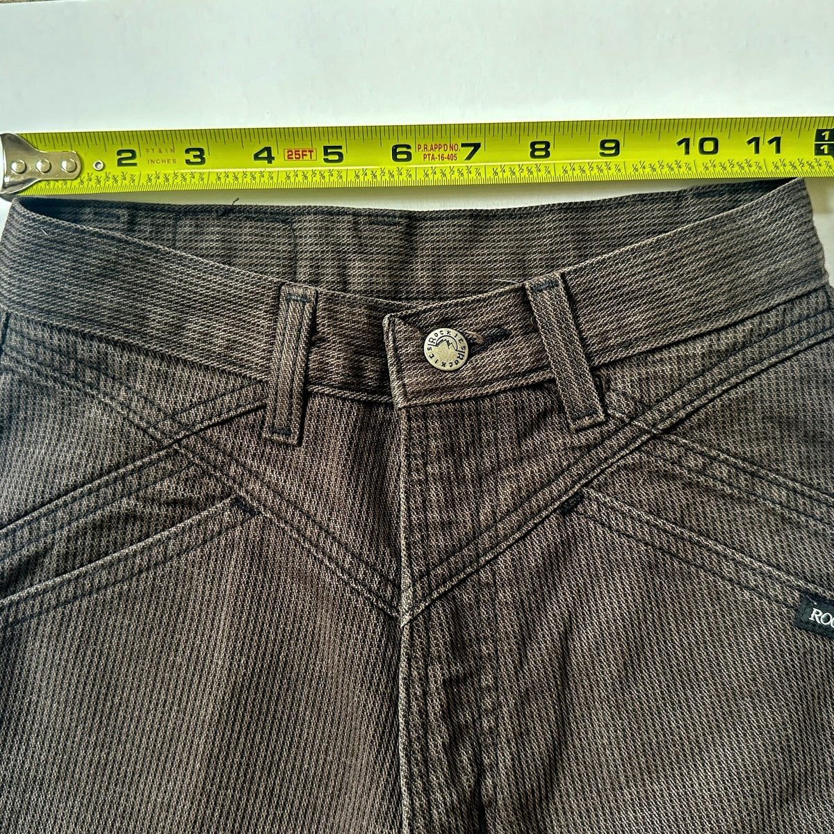 Vintage Rockies Jeans High Rise Brown Denim Jeans 27/5 36” Inseam Western Y2K