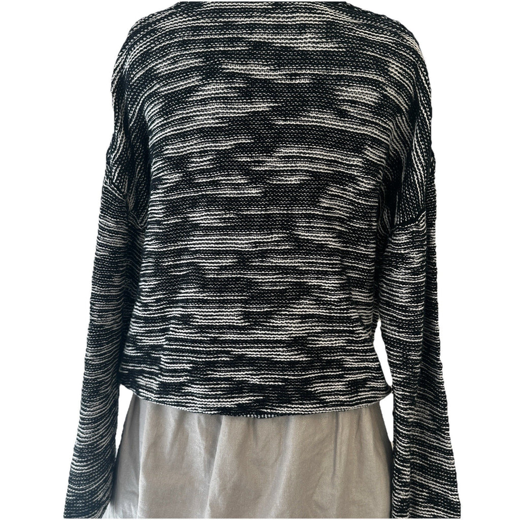 Eileen Fisher 100% Organic Light Cotton Sweater Women’s Large Fisherman, Coastal