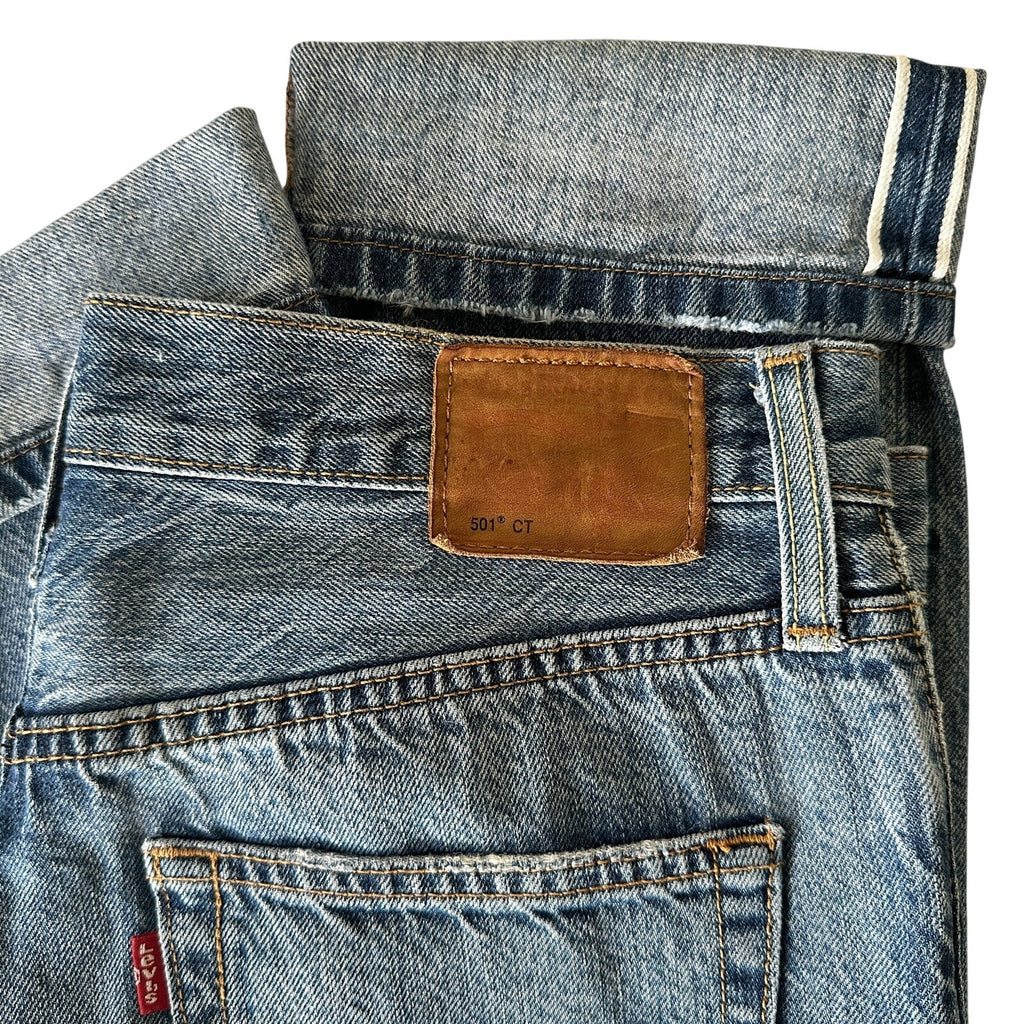 Levi’s 501 CT Women’s 26 White Oak Cone Denim Selvedge Tapered Jeans
