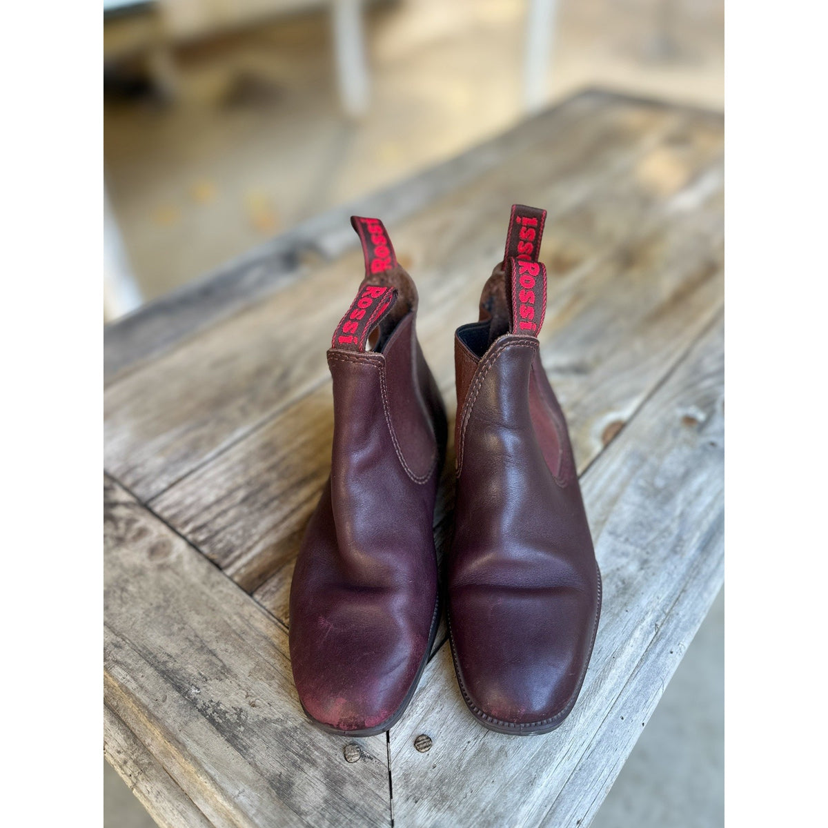 Vintage Rossi by Rossiter Leather Western Chelsea Boots Size AU 6/US W’s 9/M's 8