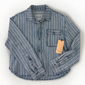 Scotch and Soda Women’s Long-sleeved Striped Denim Shirt, Size Small, NWT